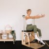 Compact and foldable Pilates chair for easy storage