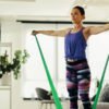 Pilates resistance band for yoga